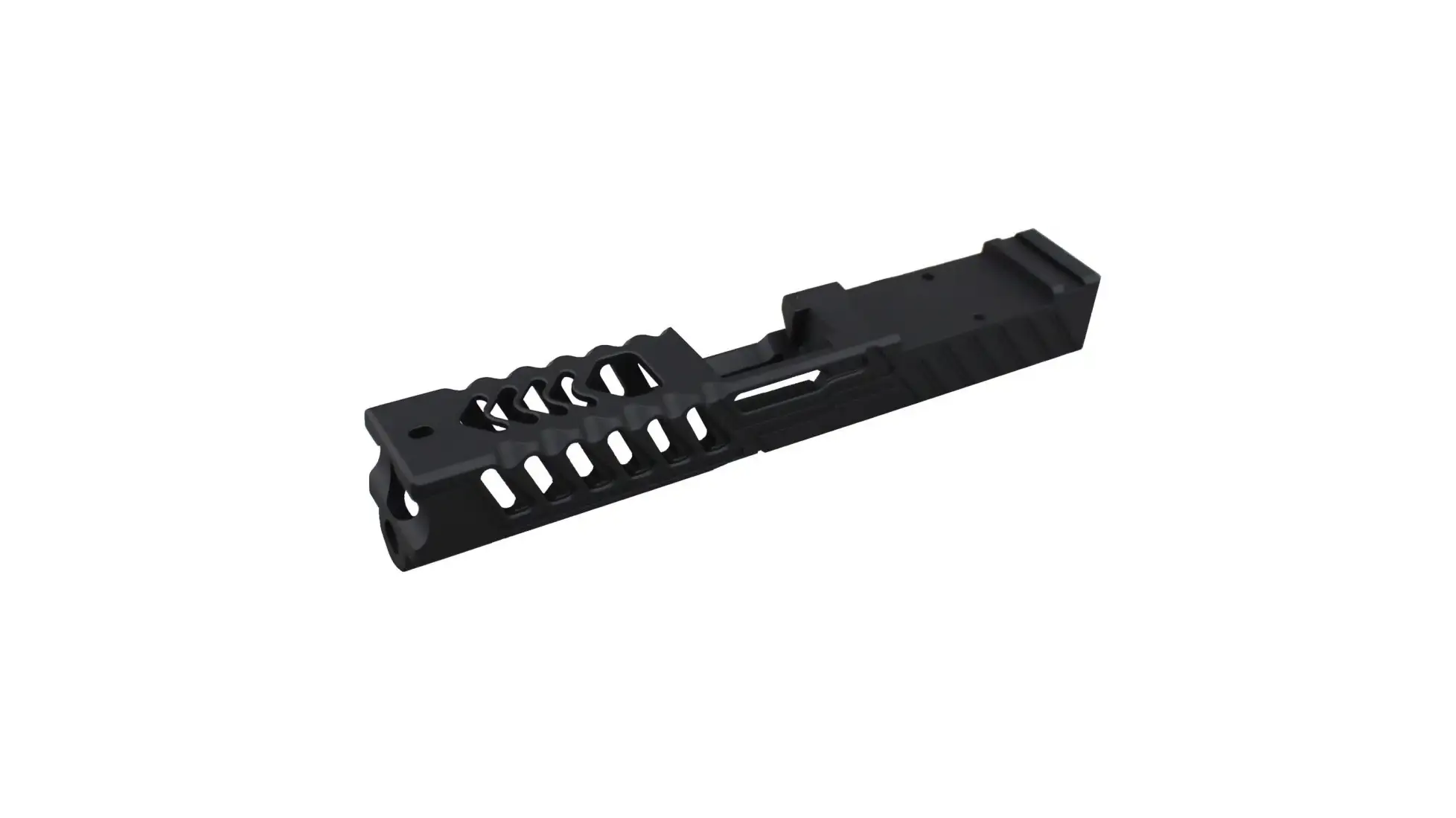 ADE Advanced Optics Glock 19 Gen 1-4 stripped MKII Bullnose slide with Trijicon RMR optic cut, black