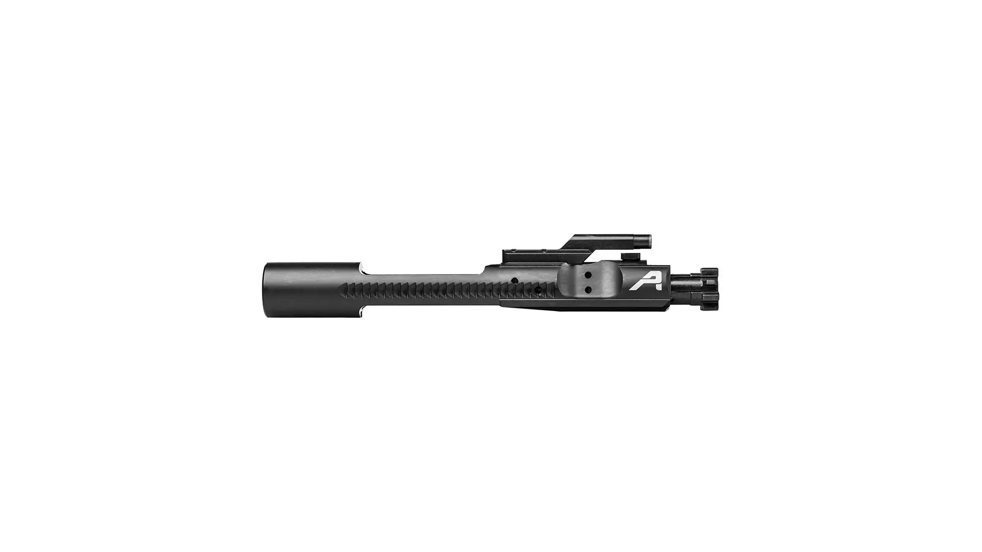 Aero Precision bolt carrier group in black with the Aero Precision logo