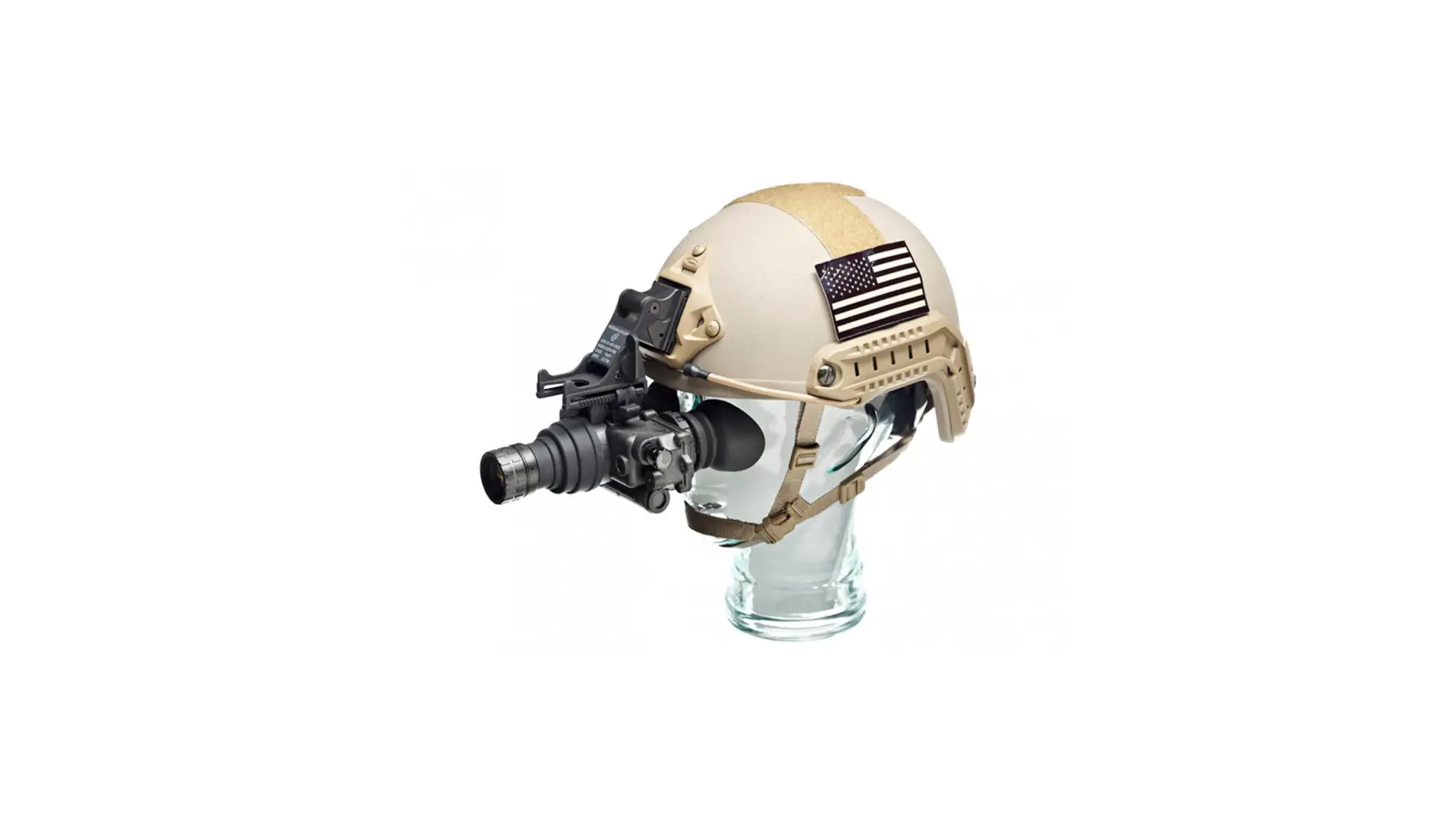 AGM Global Vision PVS-7 NL1 Gen 2+ green-phosphor night vision goggles, black