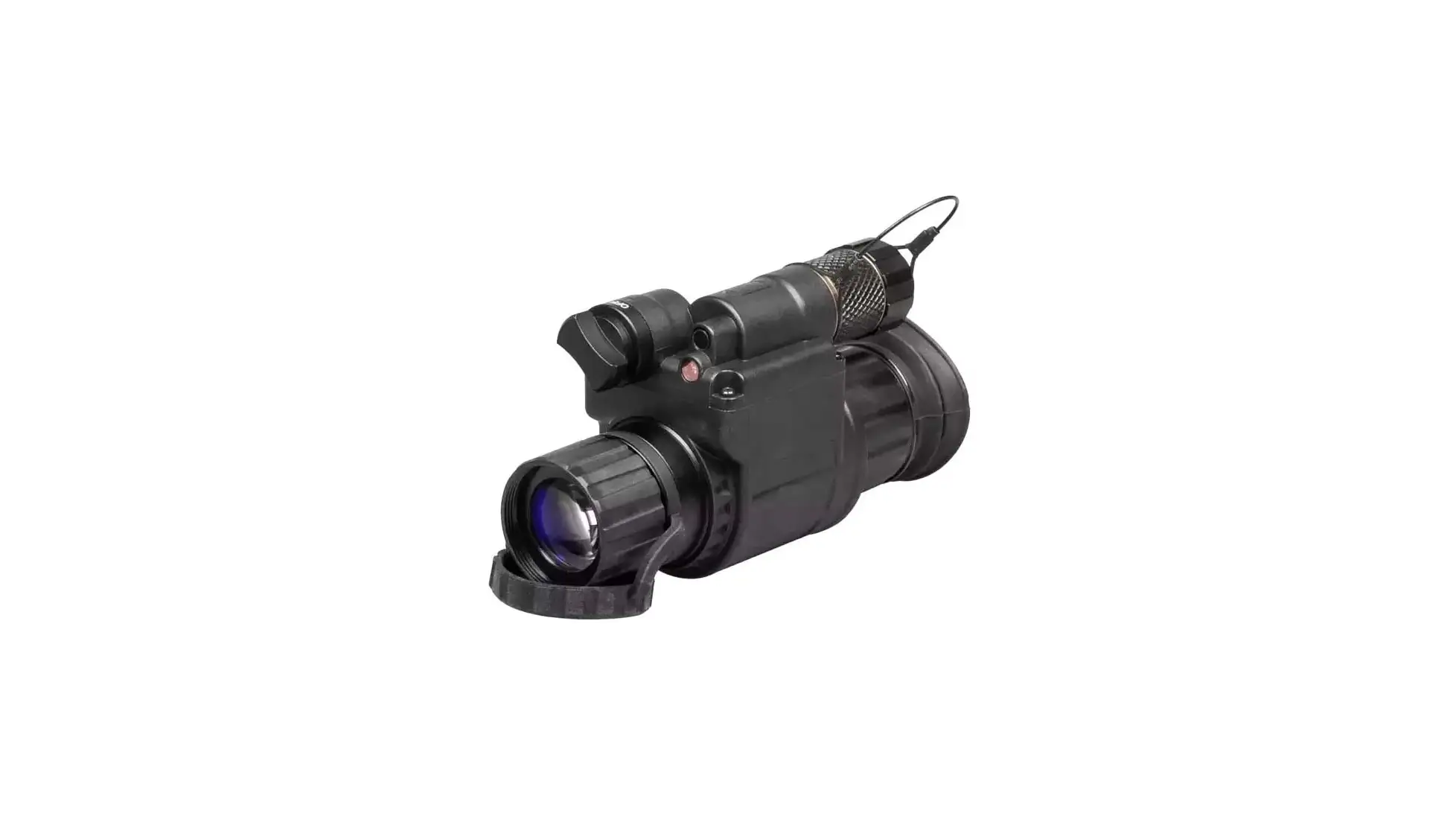 AGM Wolf-14 NW1 1x25mm Gen 2+ white phosphor night vision monocular, black