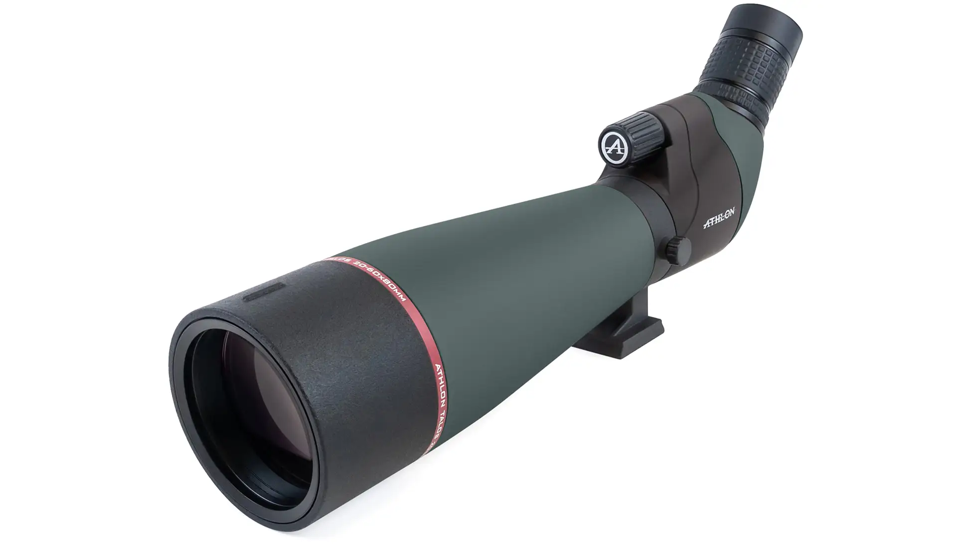 Athlon Optics Talos 20-60x80mm angled spotting scope in green