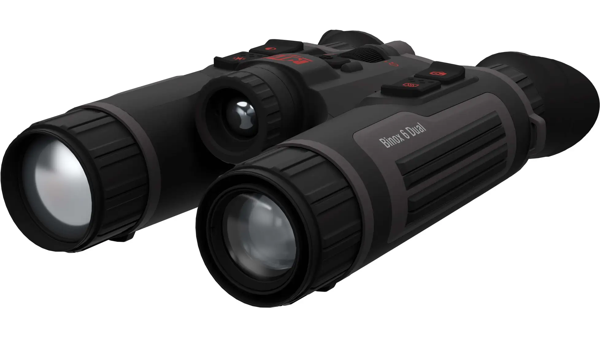 ATN Binox 6 Dual 256 6-48x25mm multispectral thermal binocular with built-in laser rangefinder, black