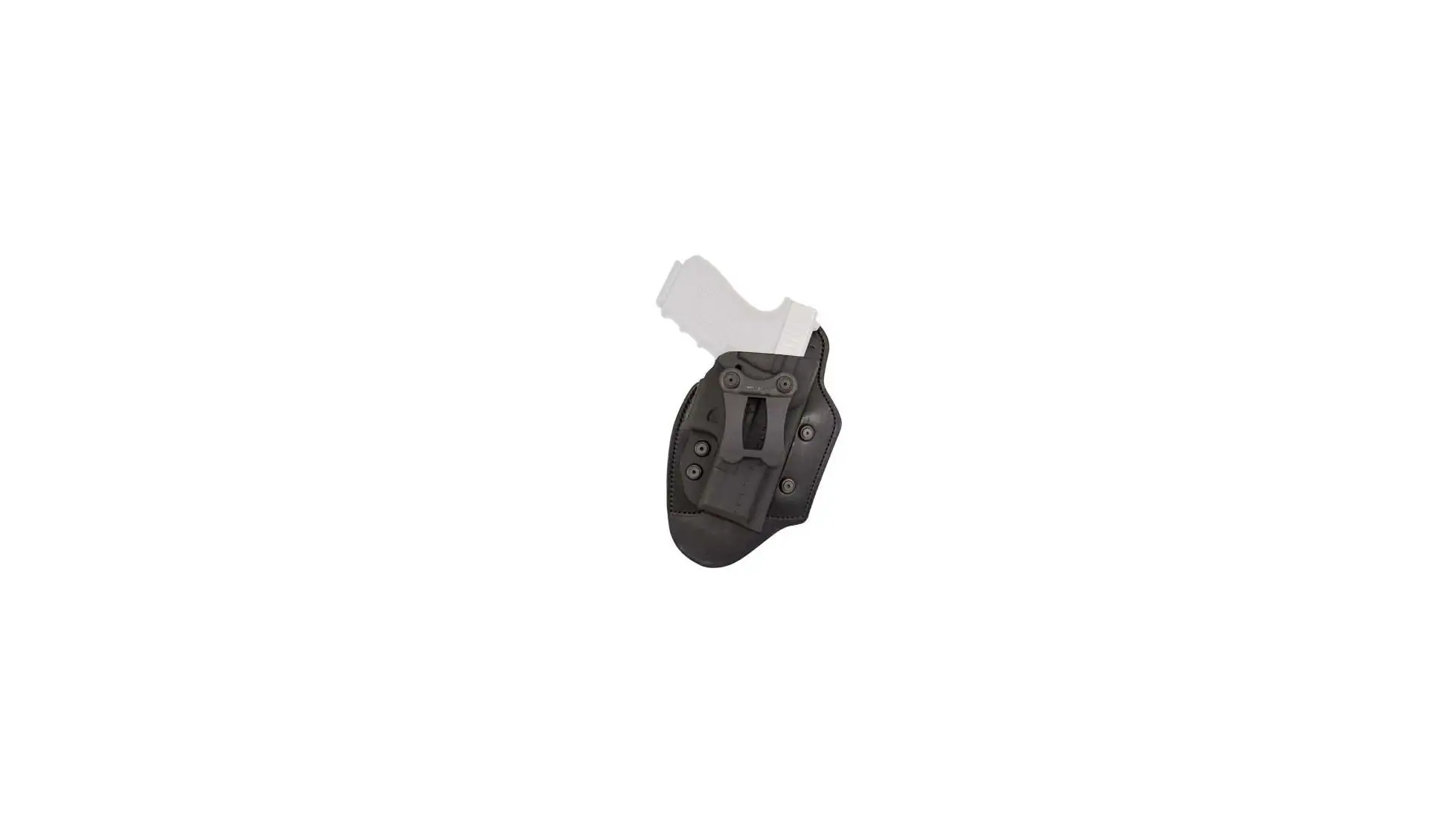 Comp-Tac Infidel Ultra Max hybrid inside-the-waistband holster, leather backing with Kydex shell