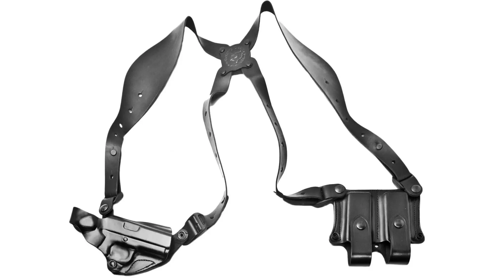 DeSantis New York Undercover leather shoulder rig (the retailer listing image, not labelled for a specific gun or color)