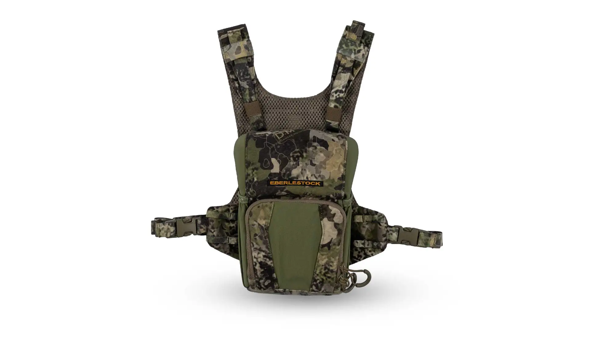 Eberlestock Recon modular binocular chest pack harness in Mountain camo