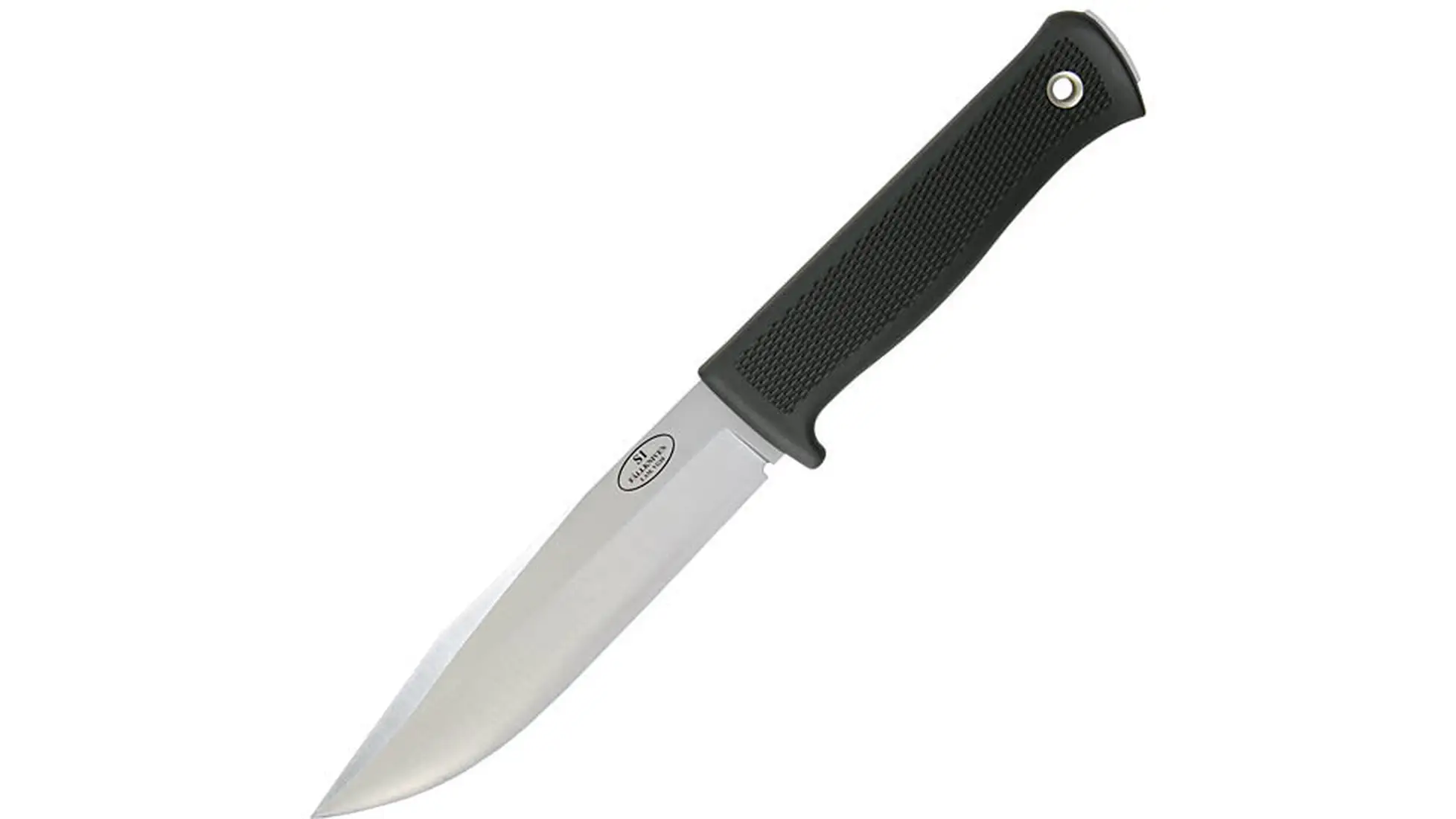 Fallkniven S1 fixed blade knife with black Thermorun handle
