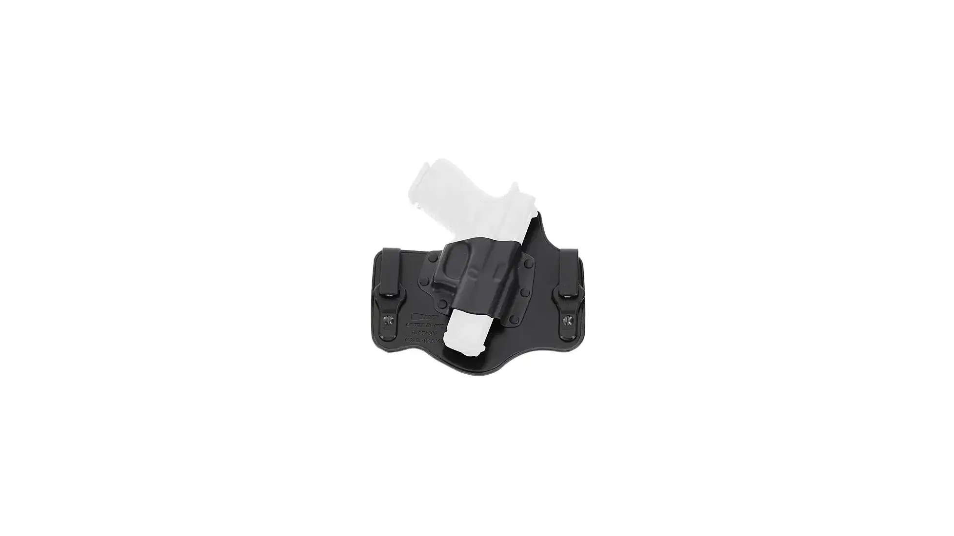 Galco KingTuk hybrid inside-the-waistband holster, Kydex pocket on a leather back