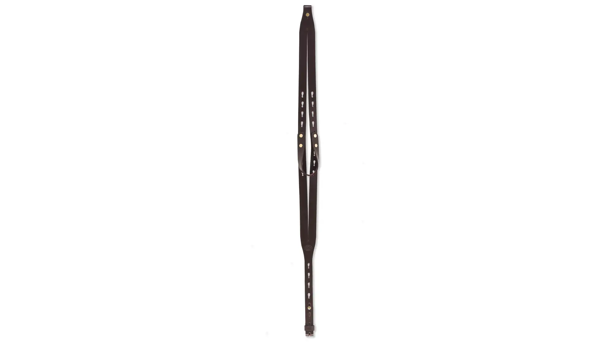 Galco RS11 Safari Ching leather rifle sling in black