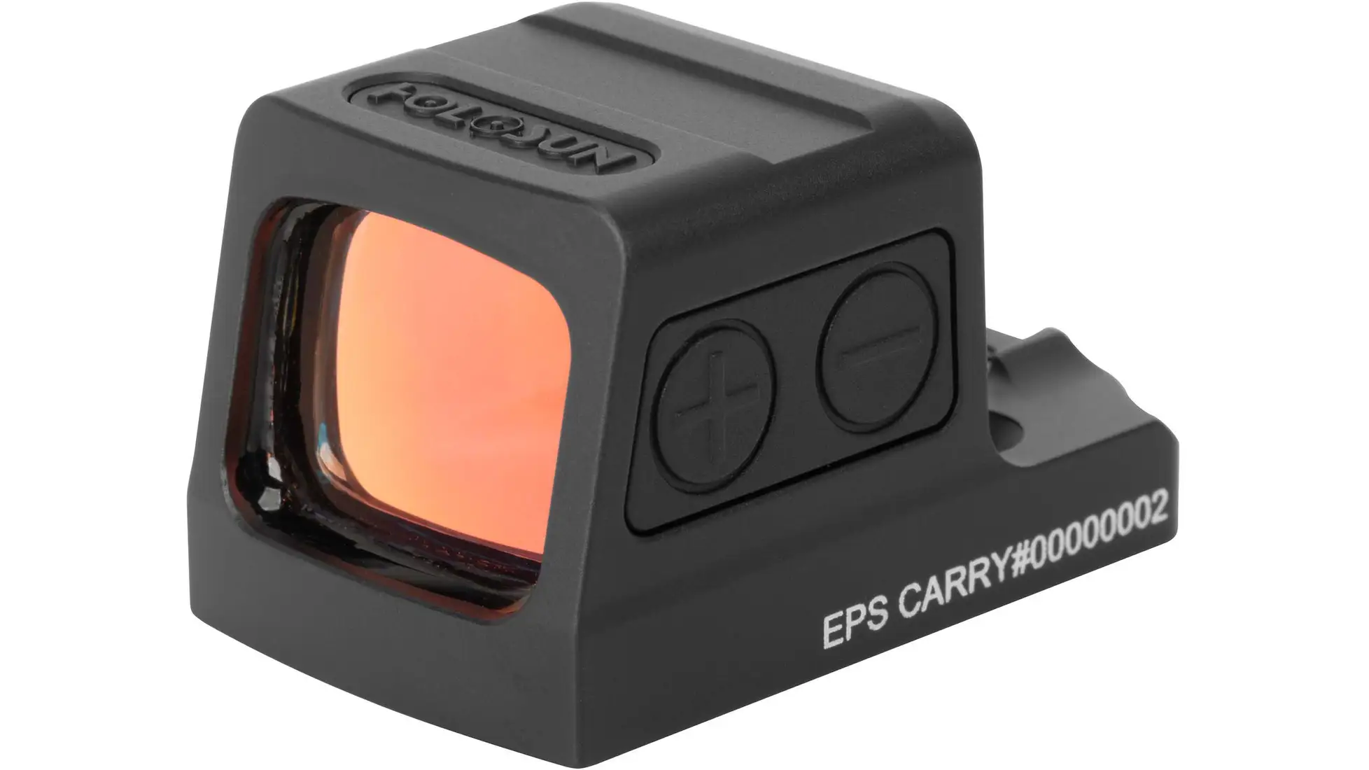 Holosun EPS Carry enclosed pistol red dot sight with a 6 MOA red dot on the Holosun K footprint, direct fit on a Springfield Hellcat OSP slide, black