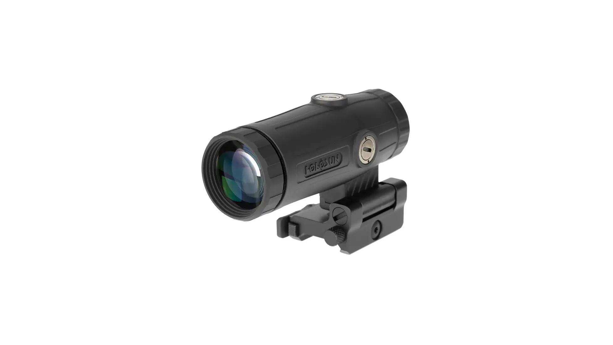 Holosun HM3X 3x red dot magnifier with integrated quick-detach mount, black