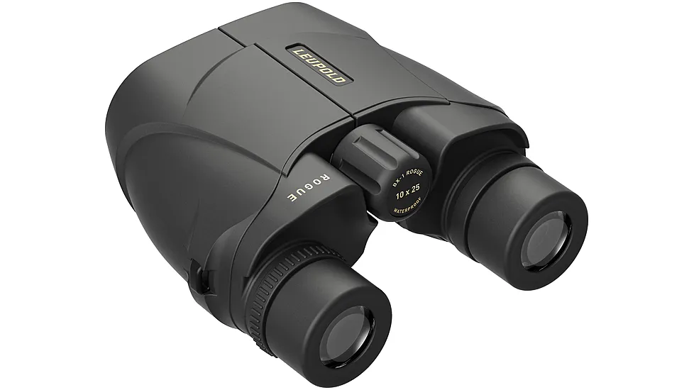 Leupold BX-1 Rogue 10x25 inverted Porro prism compact waterproof binocular in black