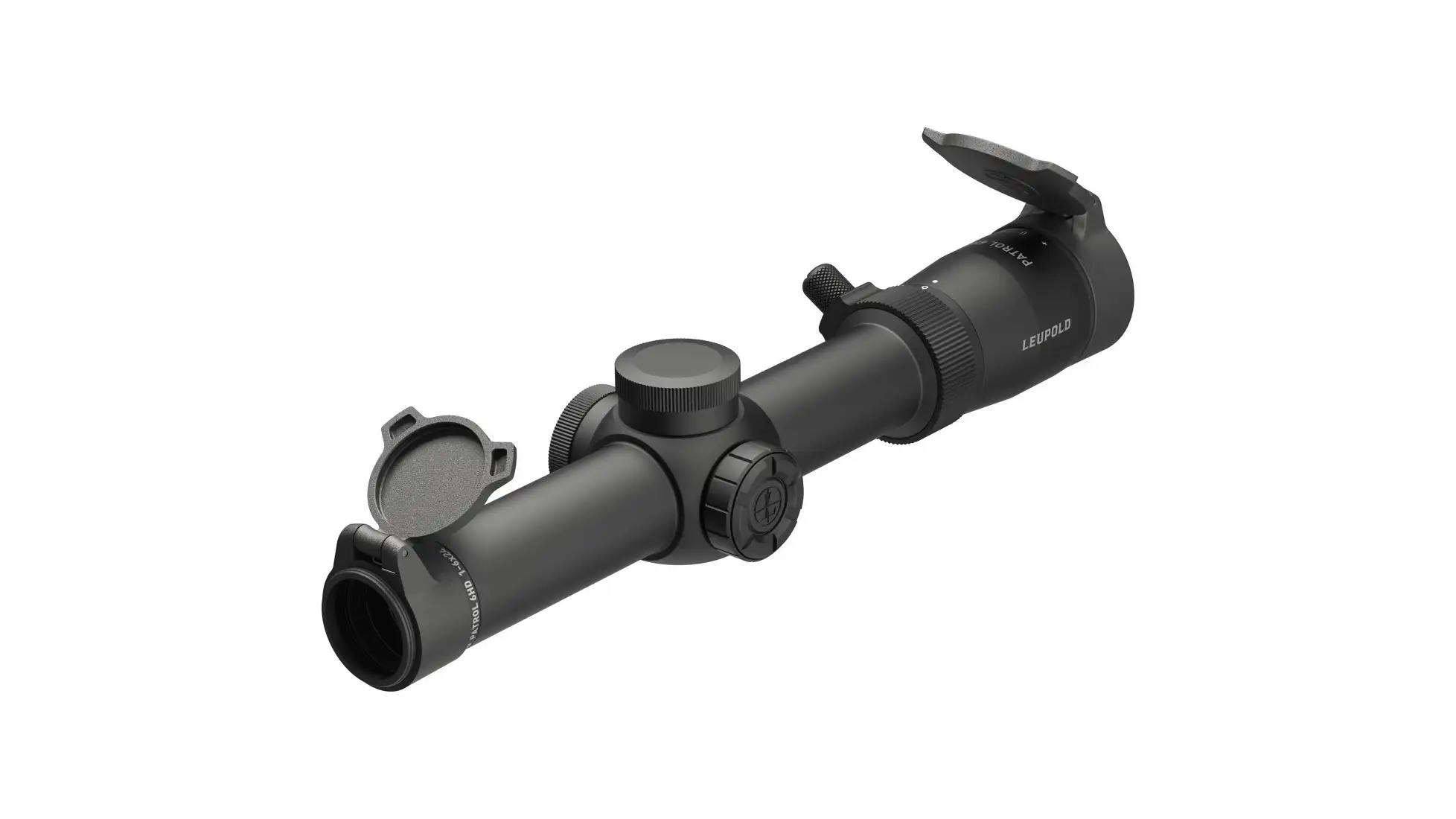 Leupold Patrol 6HD Gen 2 1-6x24 second focal plane LPVO rifle scope with illuminated FireDot Duplex reticle, black