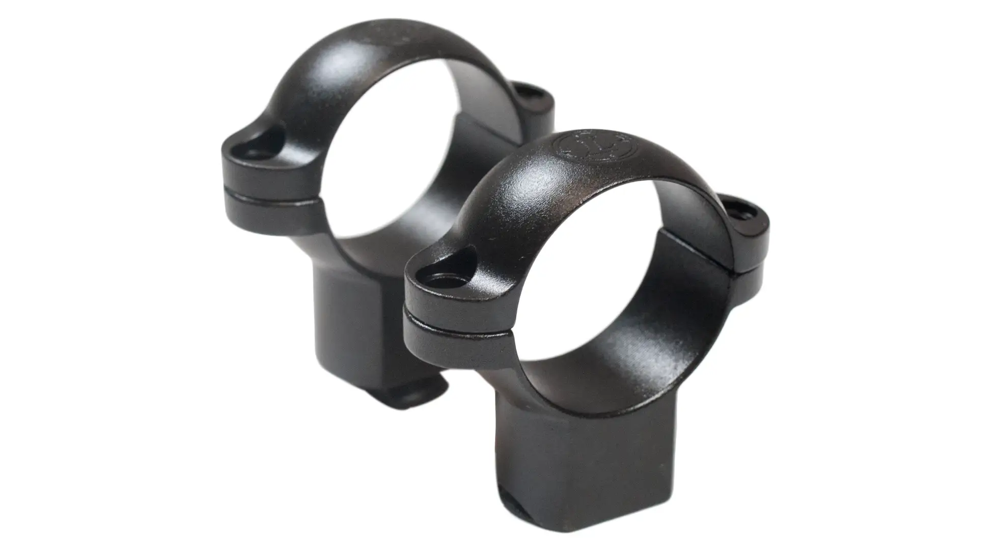 Leupold Standard STD steel scope rings, 1 inch, matte black (listing image shows the Super High set)