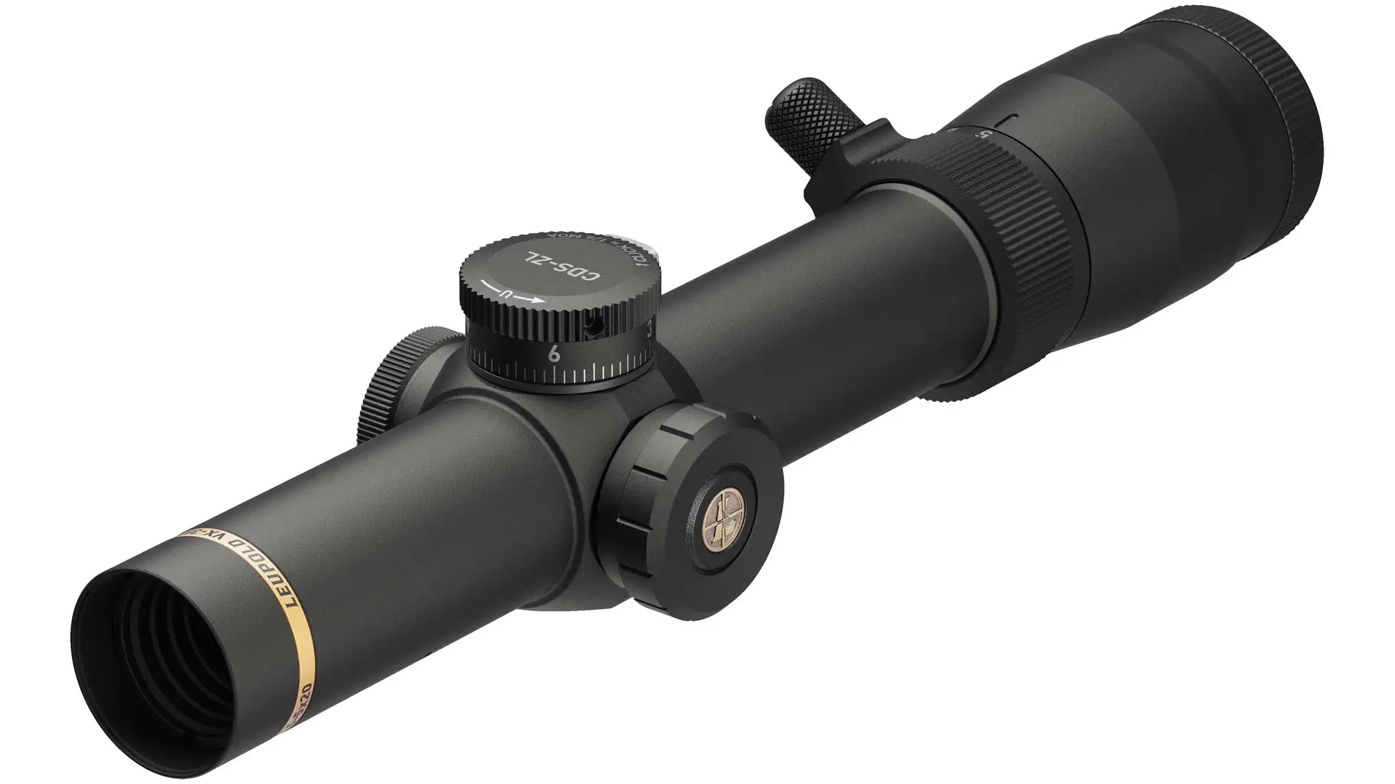 Leupold VX-3HD 1.5-5x20 second focal plane rifle scope with 30 mm tube and illuminated FireDot Twilight Hunter reticle, matte black