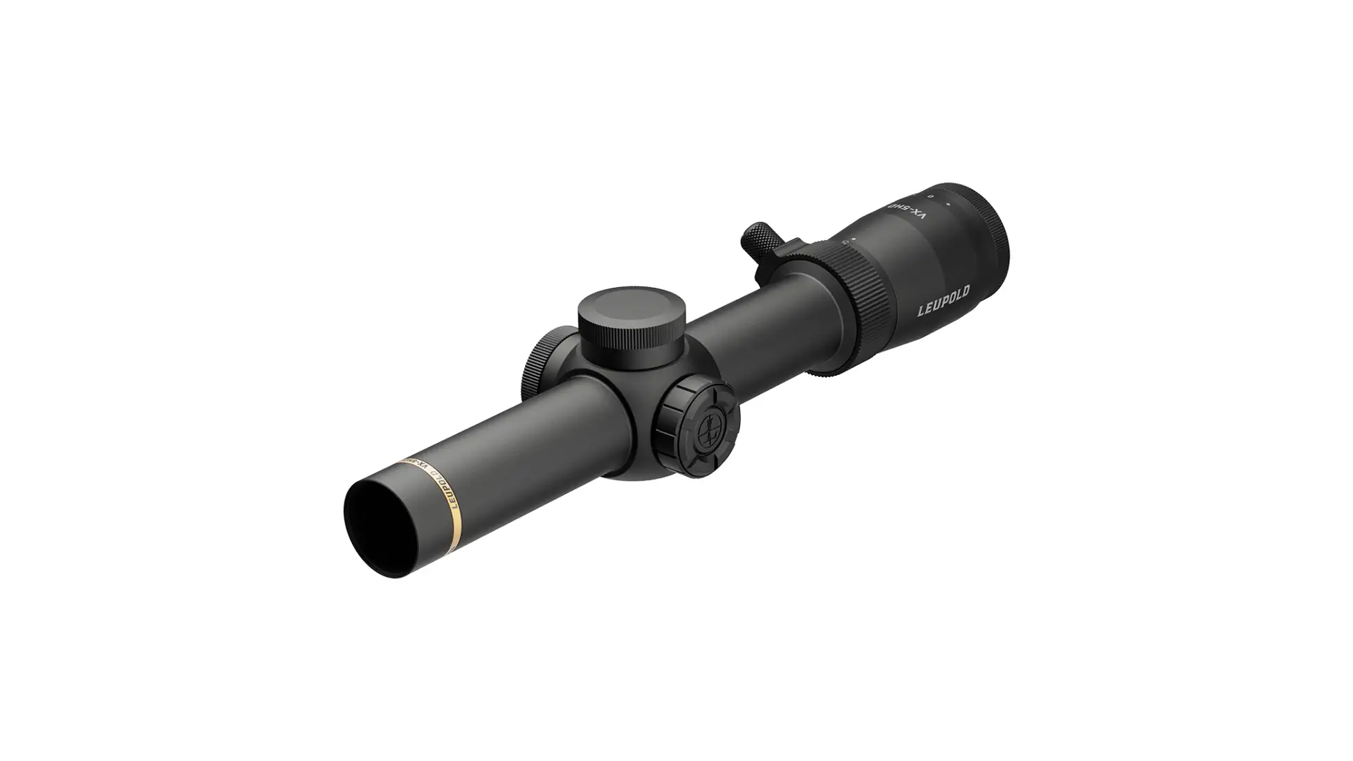 Leupold VX-5HD Gen 2 1-5x24 second focal plane LPVO rifle scope with metric illuminated FireDot 4 Fine reticle, black