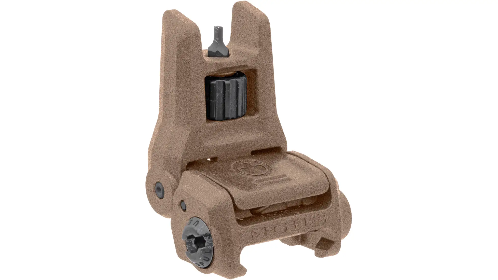 Magpul MBUS 3 polymer flip-up front back-up sight in Flat Dark Earth