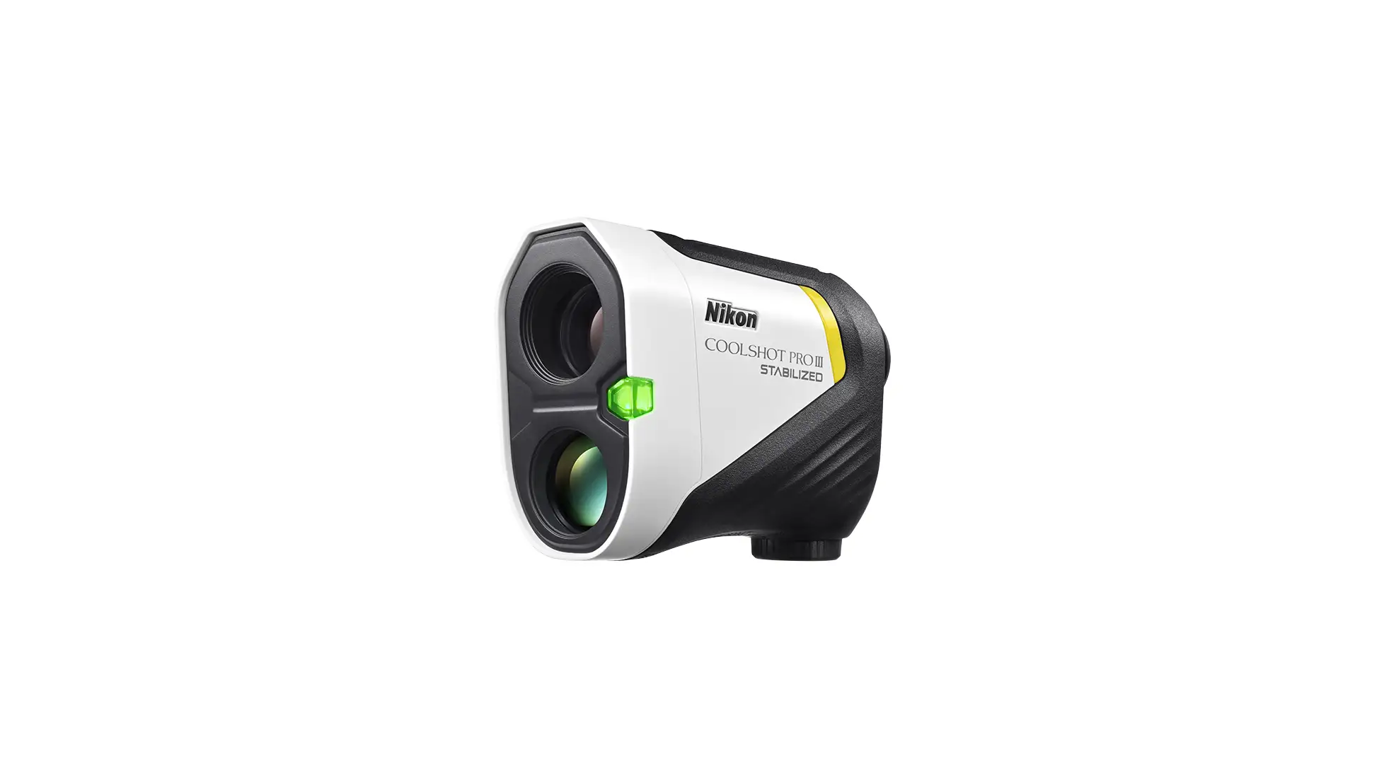 Nikon Coolshot Pro III Stabilized golf laser rangefinder in white