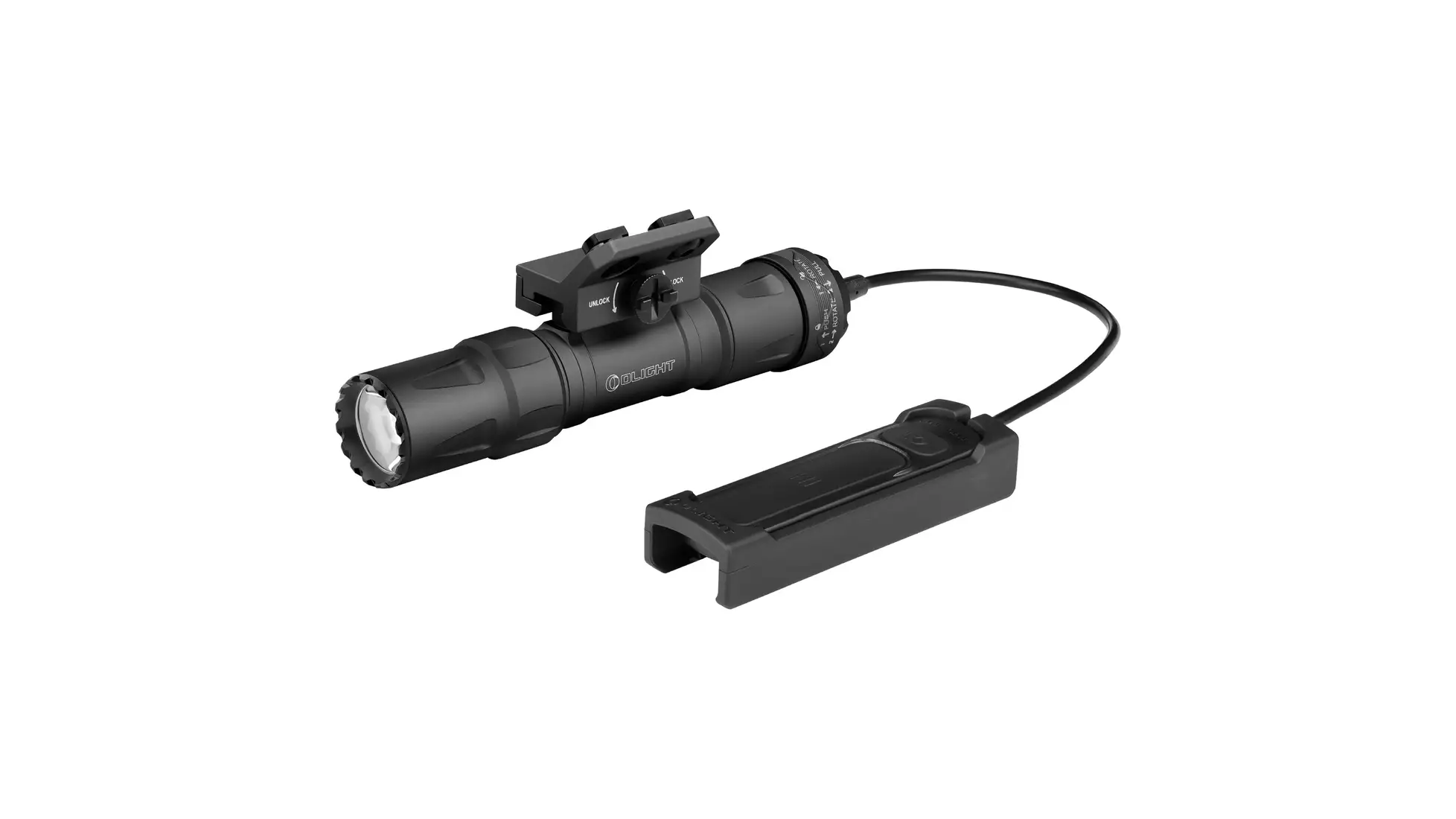 Olight Odin S 1,500 lumen budget rifle weapon light with M-LOK mount, black