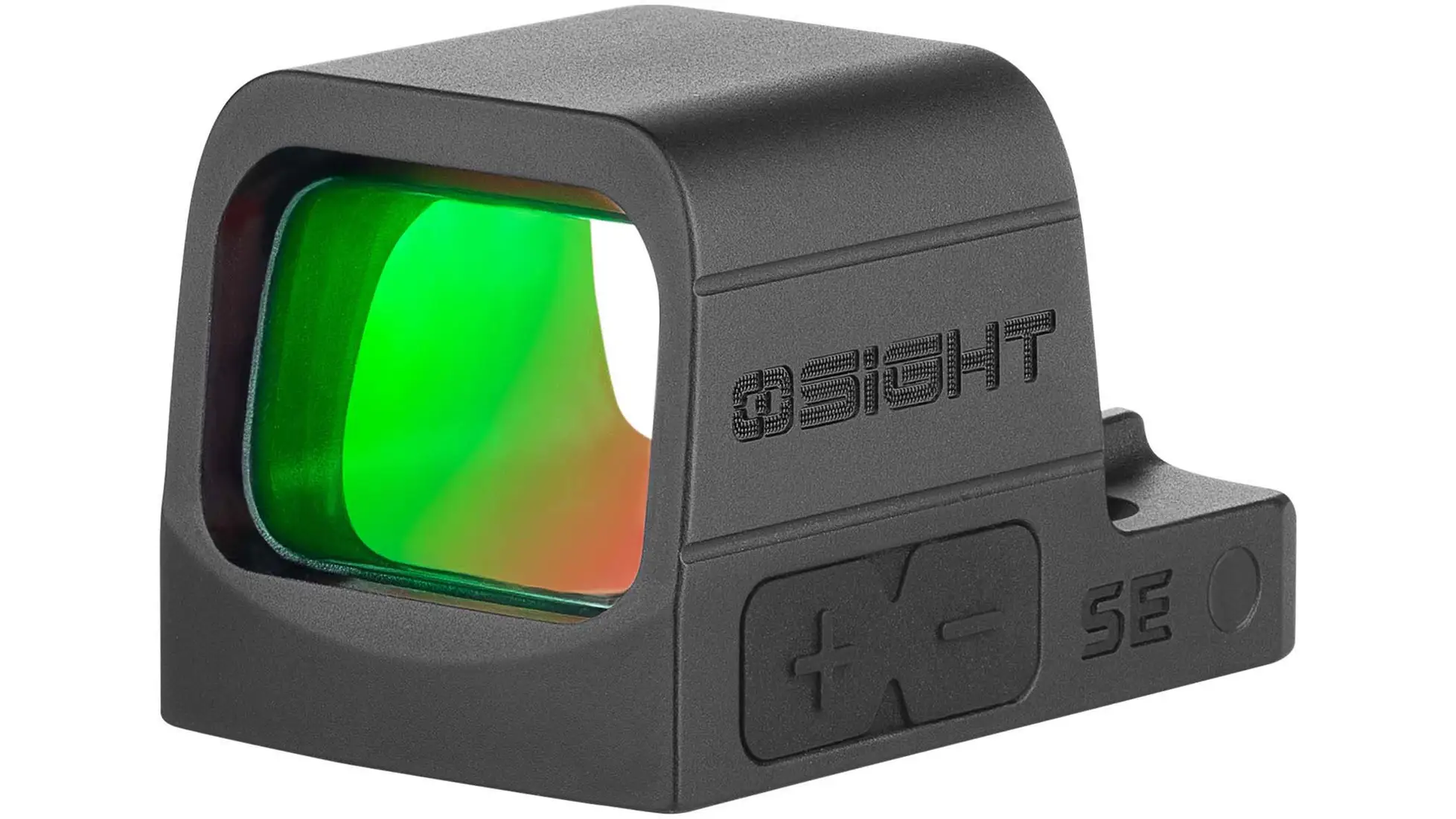 Osight SE enclosed-emitter reflex red dot sight with a 2 MOA dot and 32 MOA circle reticle, black