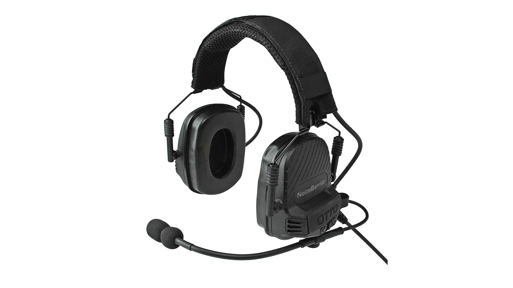OTTO NoizeBarrier TAC over-ear communications headset in black (V4-11032BK)