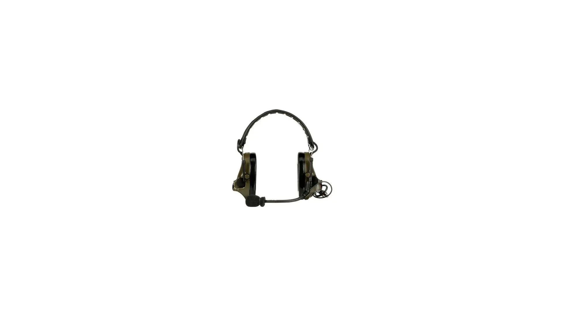 PELTOR ComTac V foldable headset, Single Lead with standard dynamic boom mic, NATO wiring, O.D. Green (MT20H682FB-47 GN)