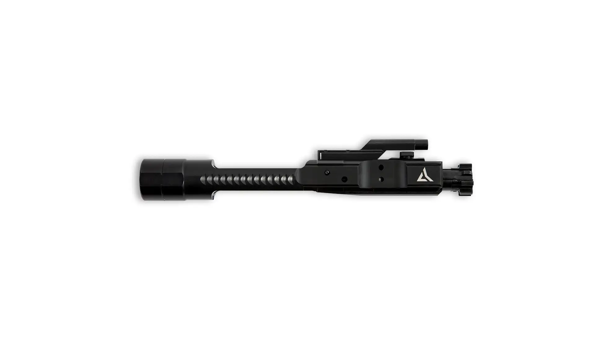 Radian Enhanced bolt carrier group in black nitride with the Radian logo on the carrier