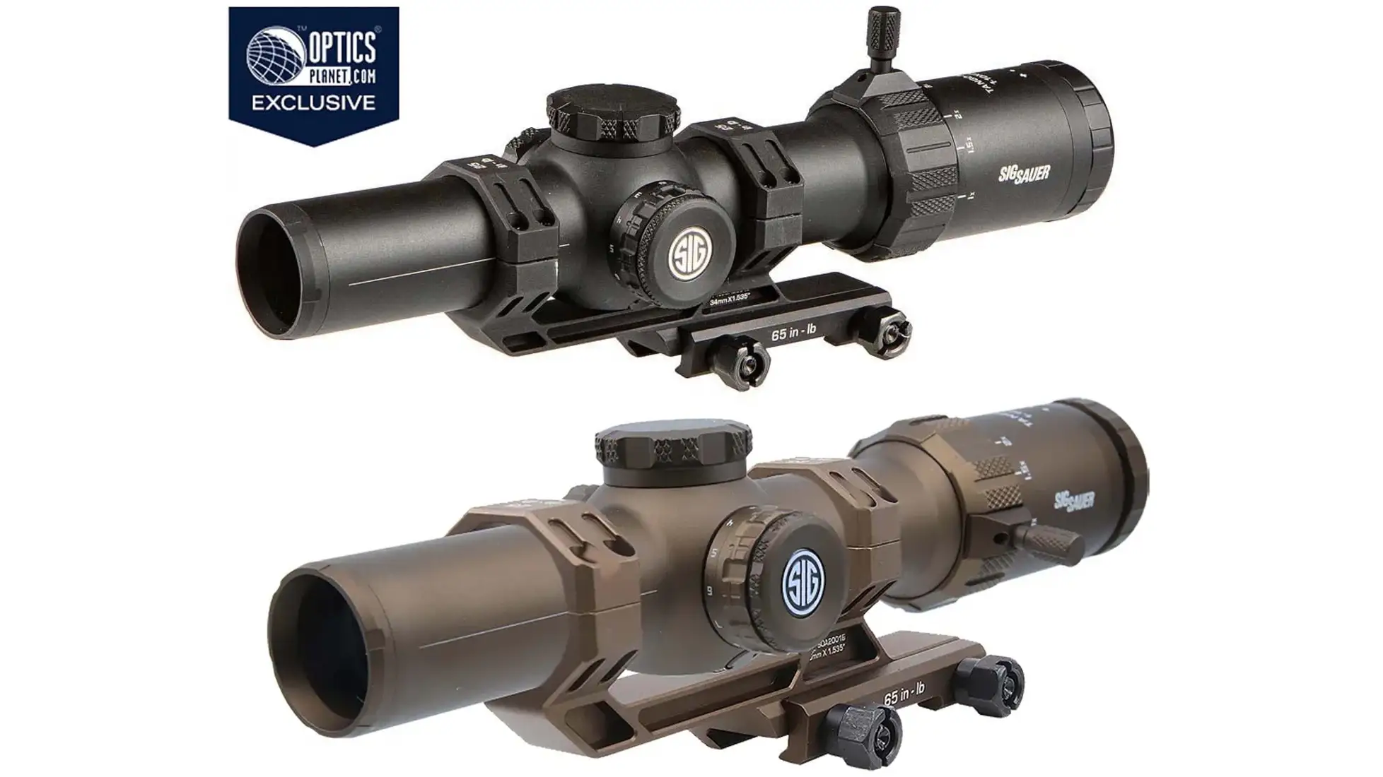 Sig Sauer Tango-MSR 1-10x28 SFP LPVO rifle scope with cantilever mount, black