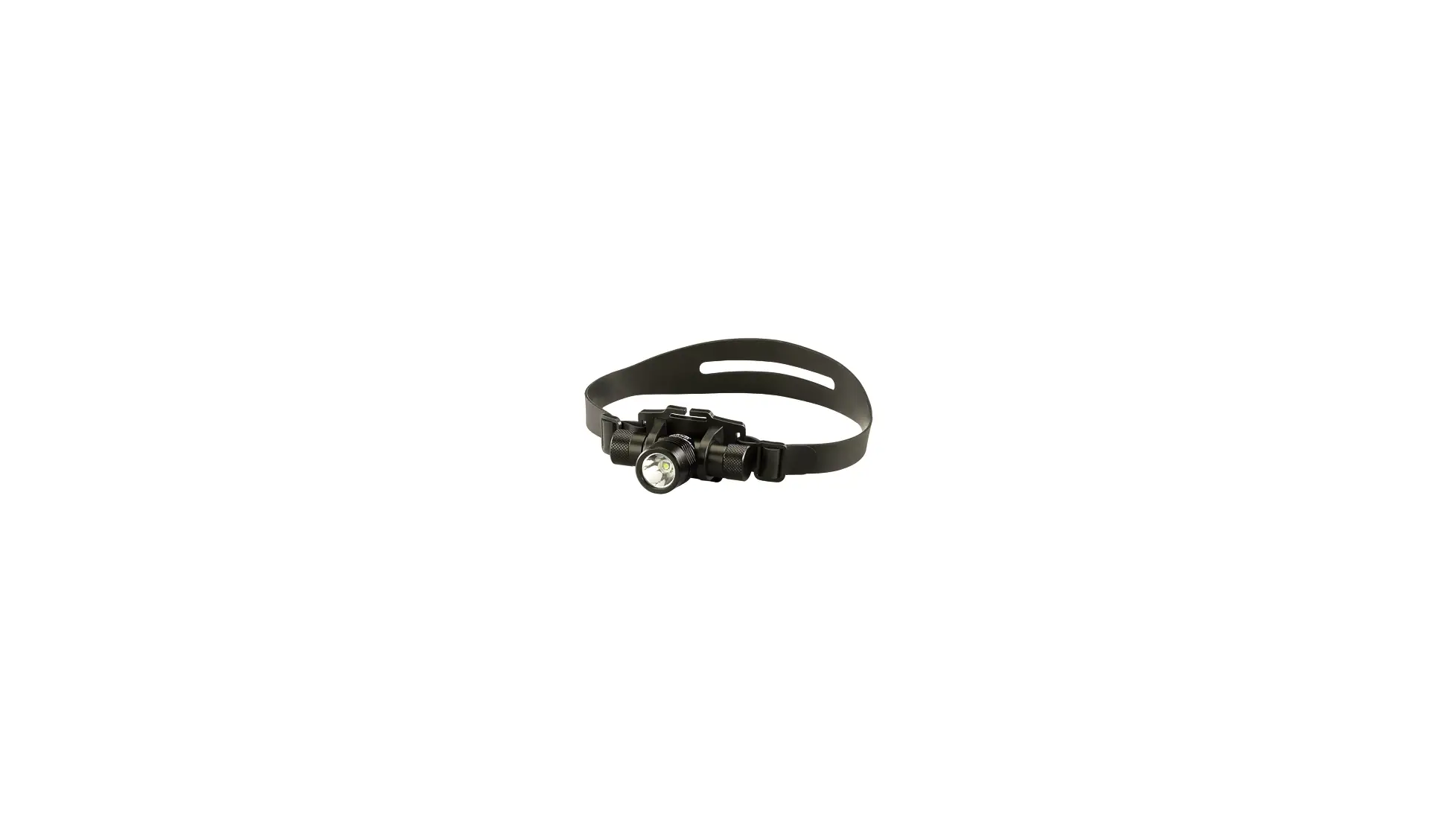 Streamlight ProTac HL headlamp in black on a black strap