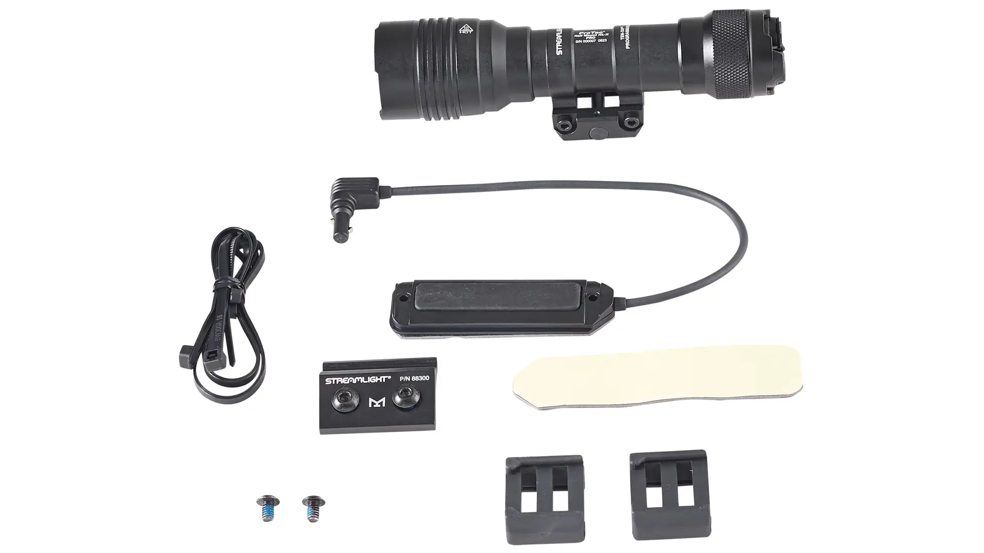 Streamlight ProTac Rail Mount HL-X Pro rifle weapon light with remote pressure switch and M-LOK mount, black