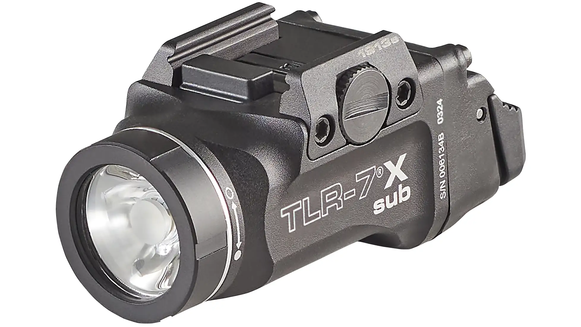 Streamlight TLR-7 X Sub ultra-compact weapon light for Glock 43X and 48 subcompact pistols, black