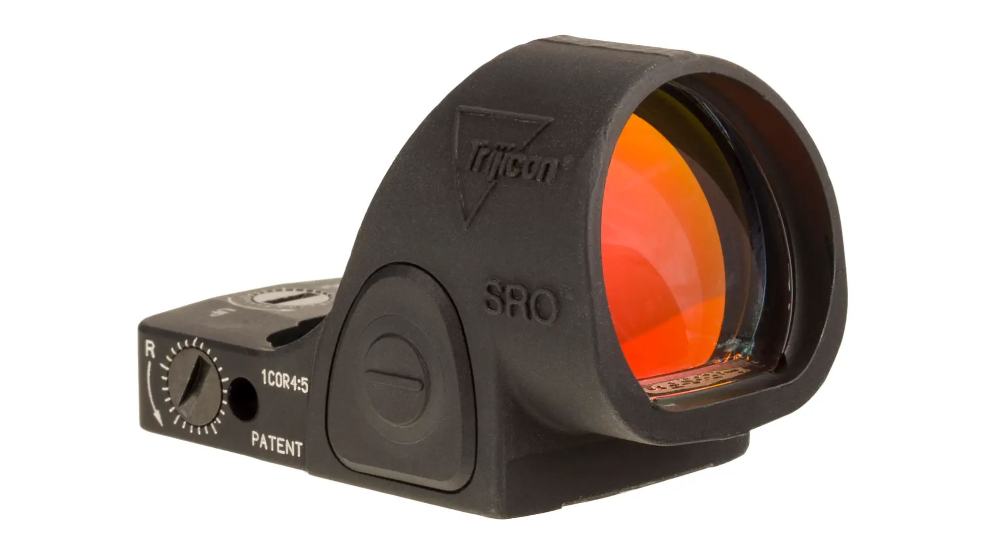 Trijicon SRO Specialized Reflex Optic with a large round window on the RMR footprint, black