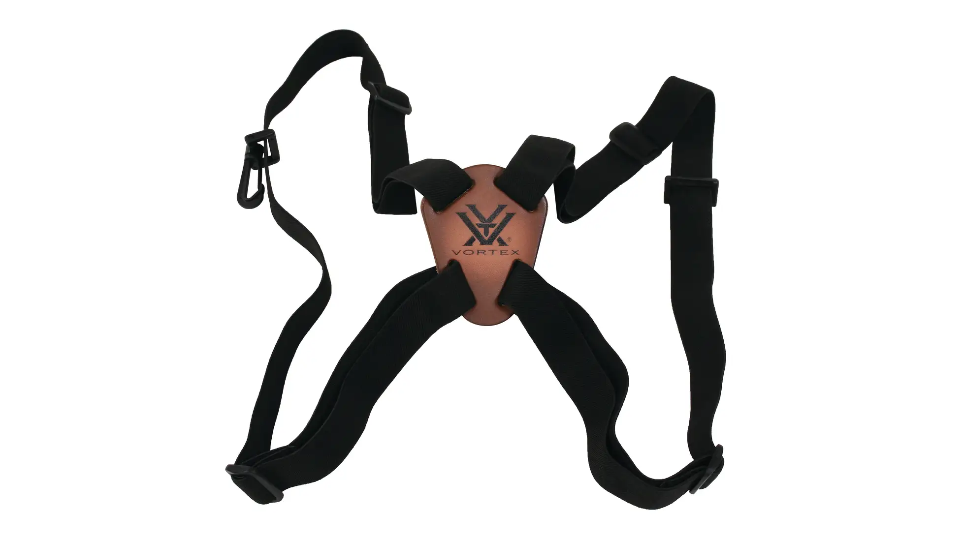 Vortex Binocular Harness Strap, black elastic 4-point bino harness