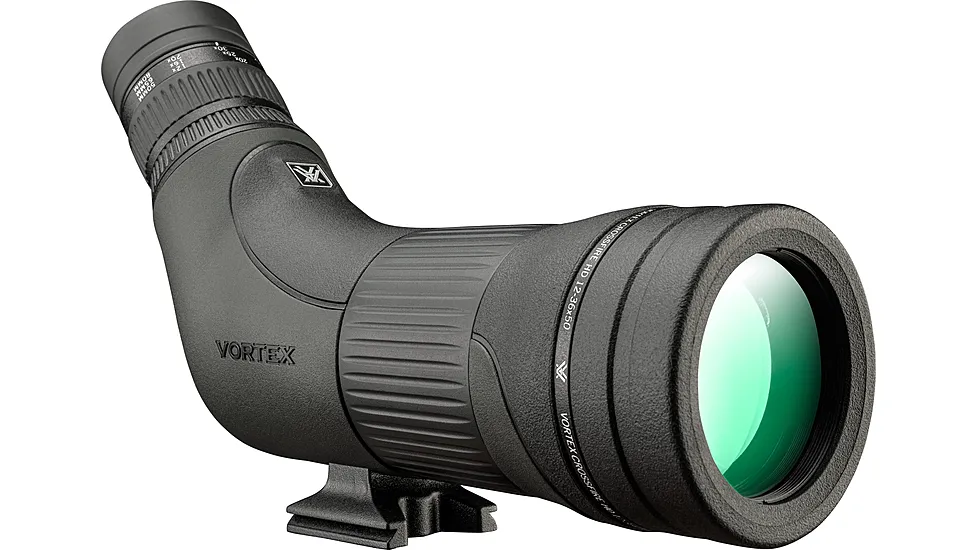 Vortex Crossfire HD 12-36x50 angled compact spotting scope in green