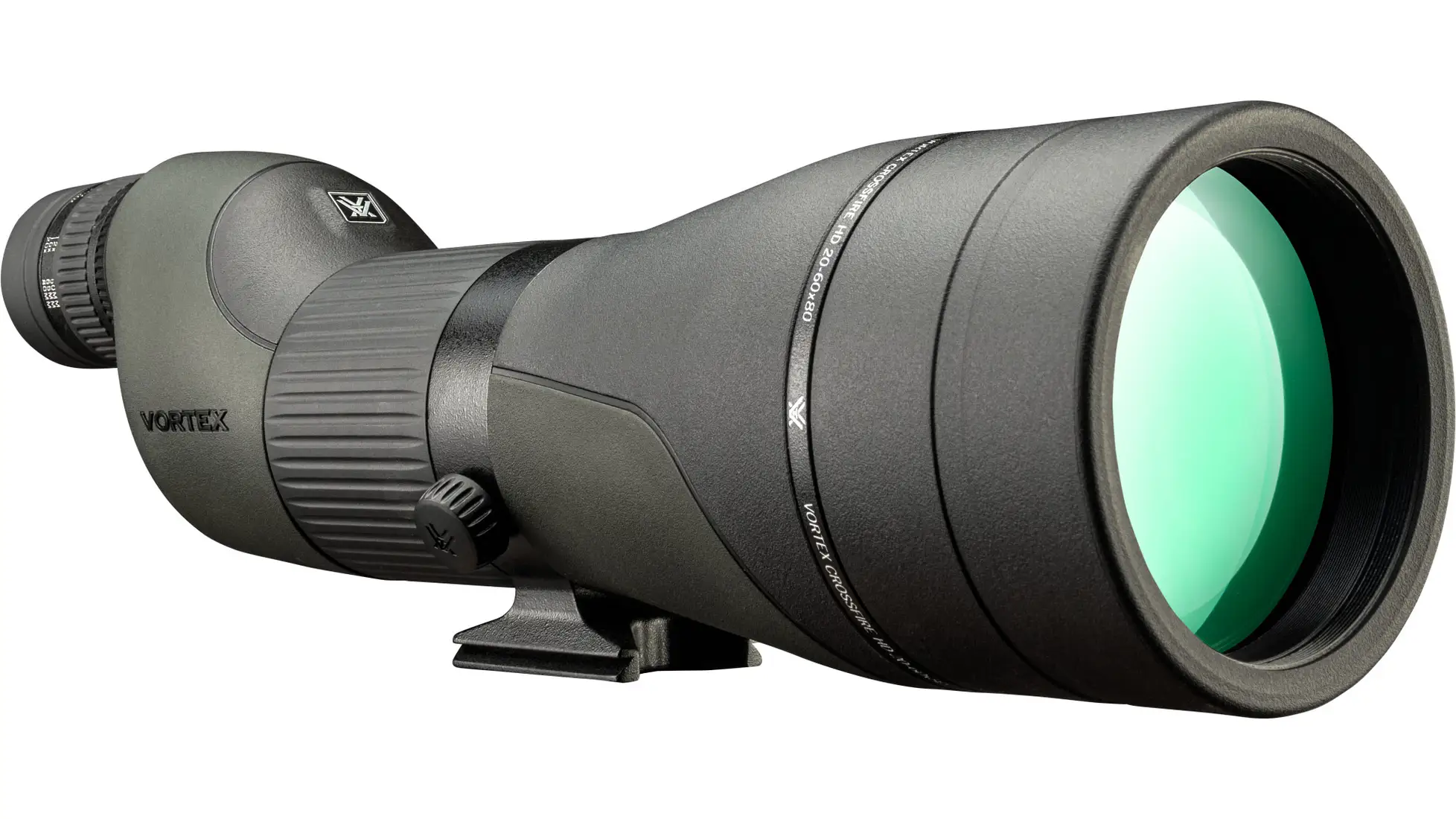 Vortex Crossfire HD 20-60x80 straight spotting scope in green
