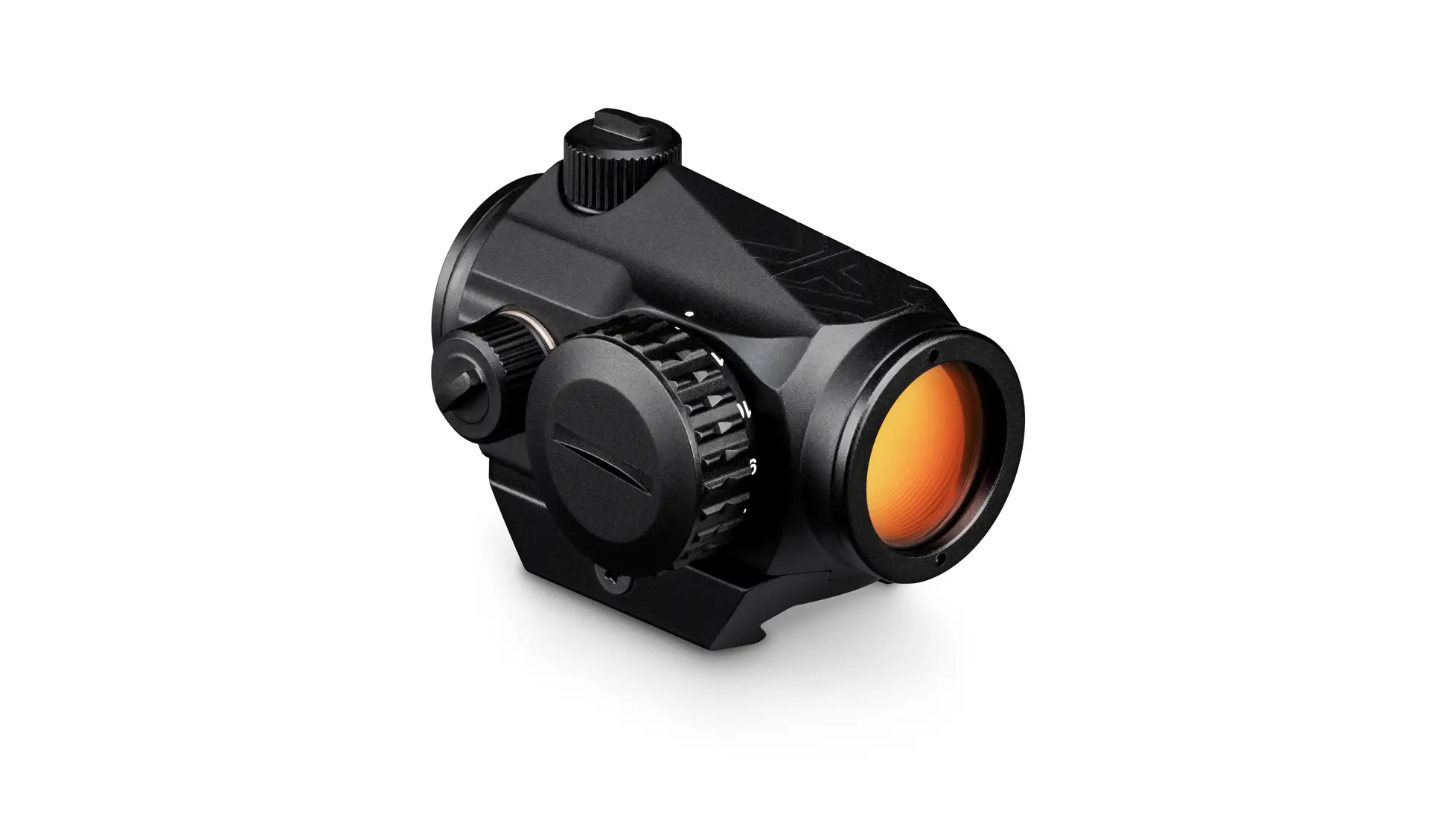 Vortex Crossfire II 1x22mm red dot sight, a compact enclosed tube dot with a rotary brightness dial, black