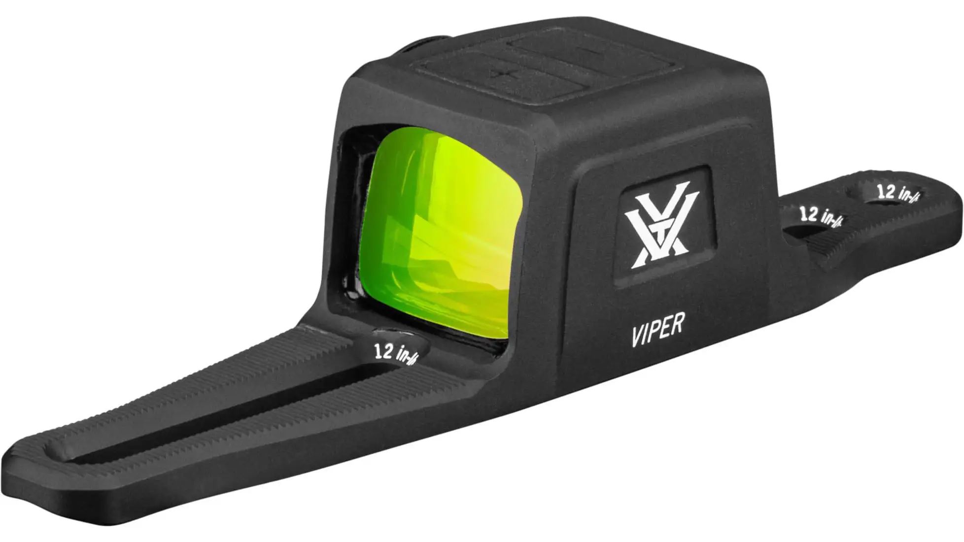 Vortex Viper Shotgun Enclosed 1x Micro red dot sight, an enclosed black aluminum micro dot with an integrated low-profile mount for drilled-and-tapped shotgun receivers