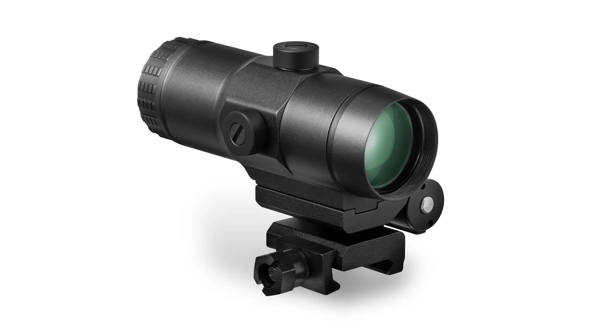 Vortex VMX-3T 3x red dot magnifier on a flip-to-side mount, matte black